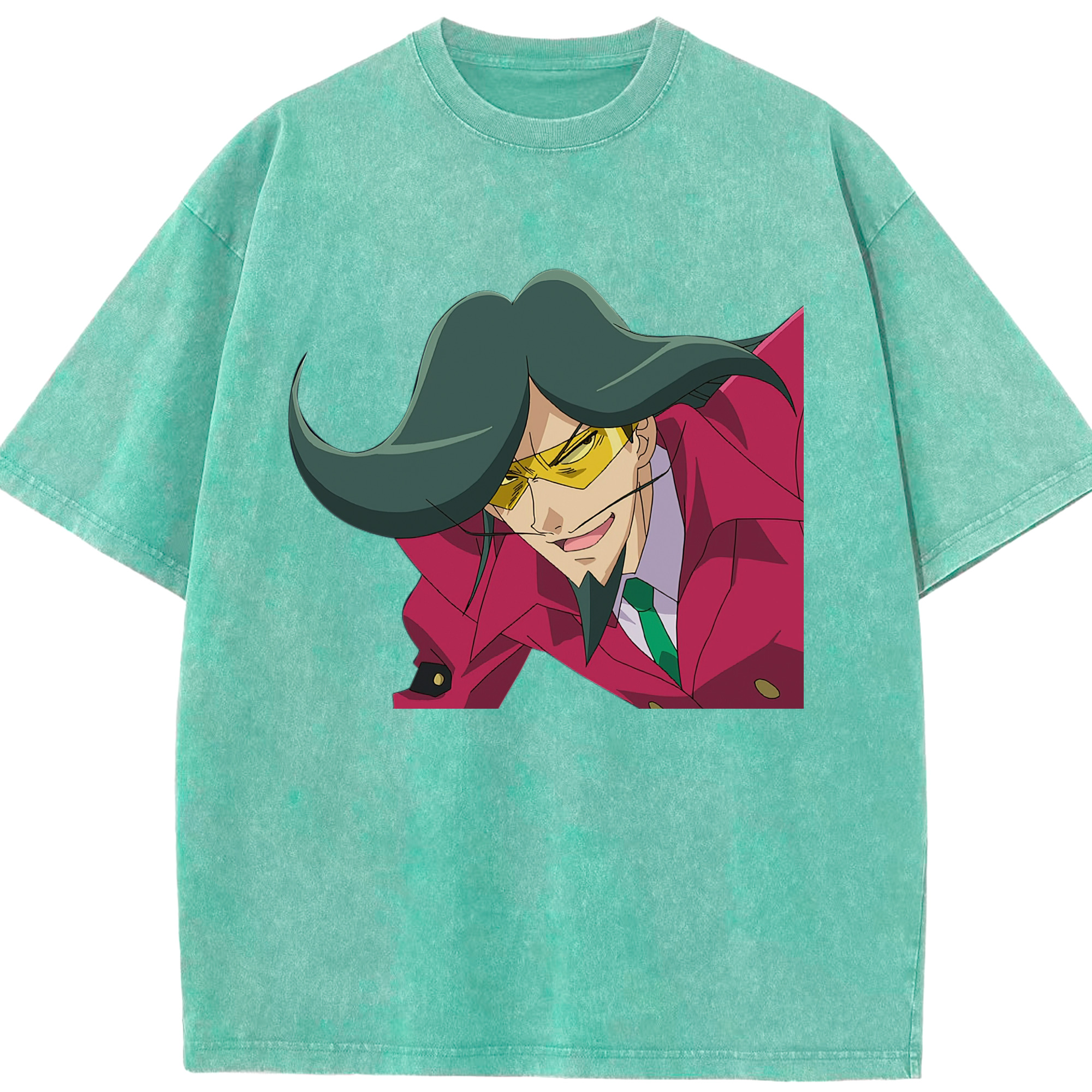 （画像用） 遊☆戯☆王 Yu-Gi-Oh! 綿100% ヴィンテージ風 半袖Tシャツ（フロントプリント）